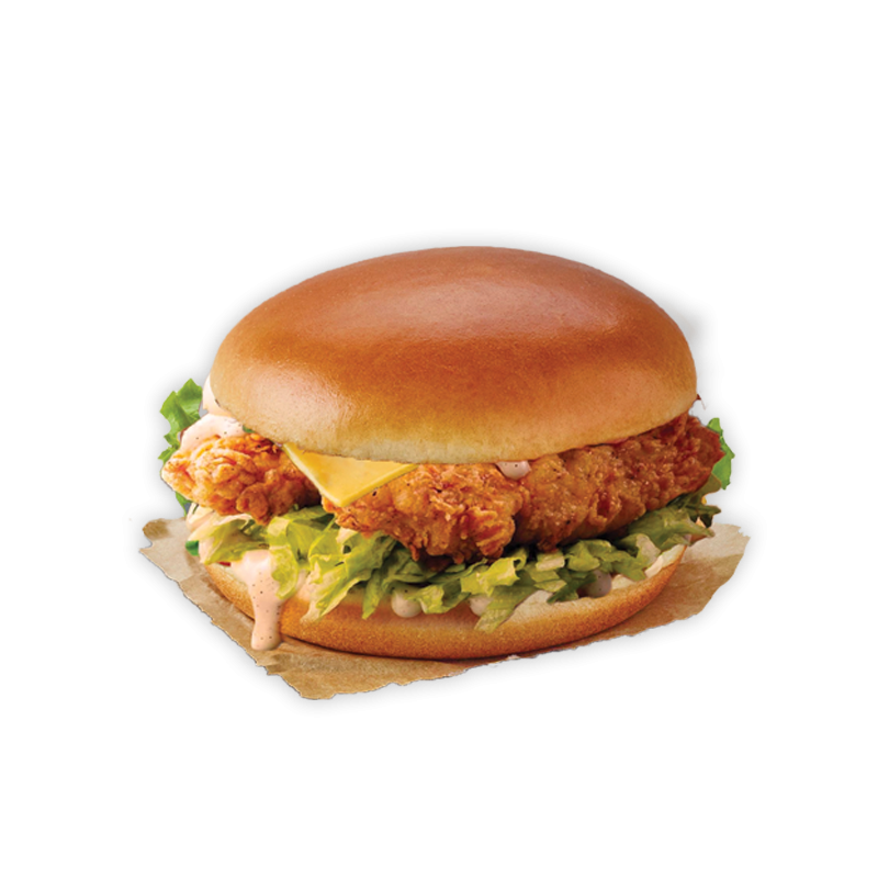 Cheesy Tenders Burger